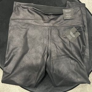 Faux leather leggings